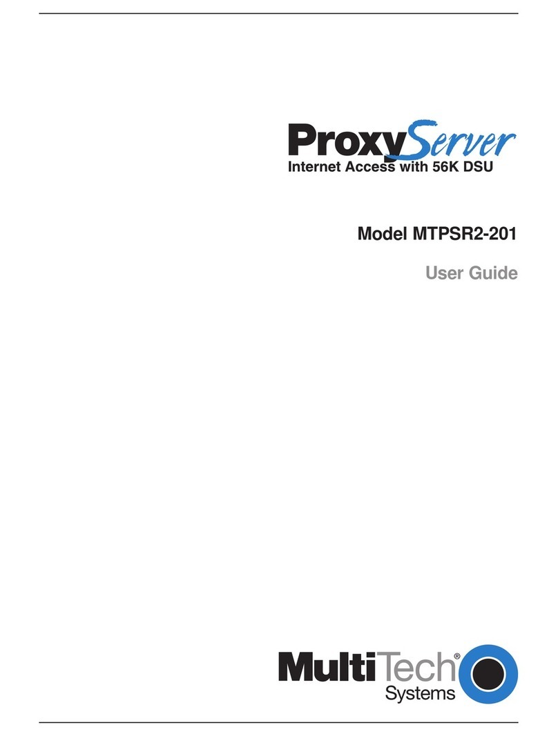 Multitech ProxyServer MTPSR2-201 User manual