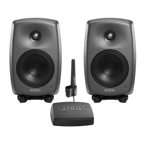 Genelec GLM 4 User manual