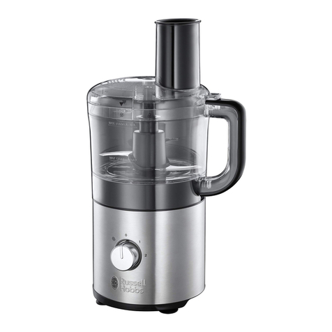 Russell Hobbs STUDIO RHCFP500 Installation instructions manual
