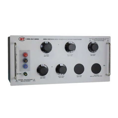 IET Labs HRRS 5kV Series Troubleshooting guide