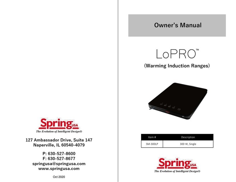 Spring USA LoPRO SM-300LP owner's manual