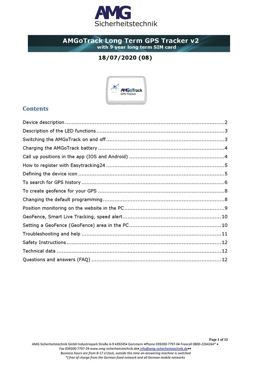 AMG-Sicherheitstechnik AMGoTrack Long Term GPS Tracker v2 manual
