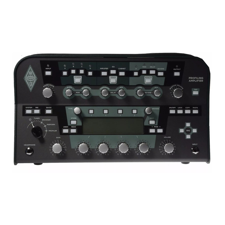 Kemper PROFILER Remote The basics & profiling guide