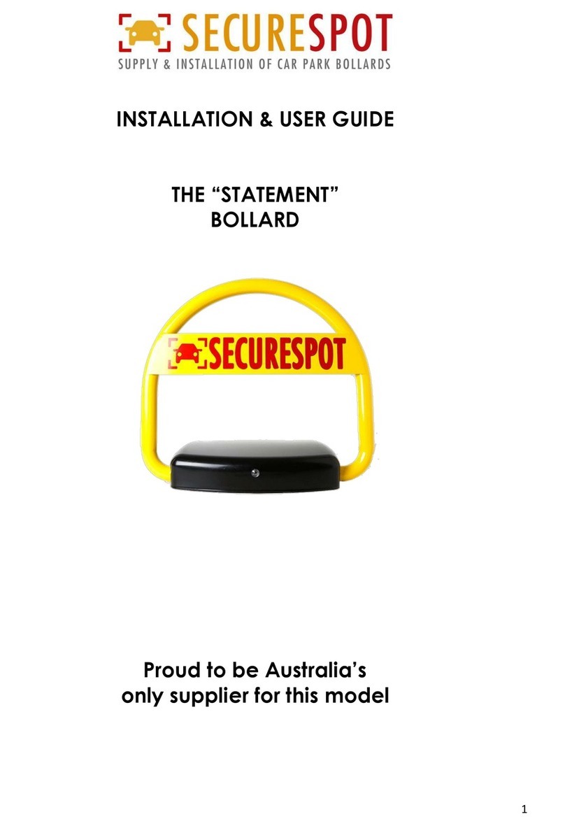 SecureSpot STATEMENT Installation & user guide
