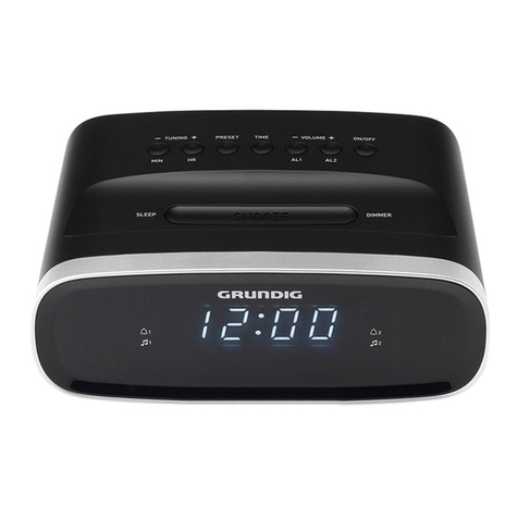Grundig Sonoclock 1000 User manual