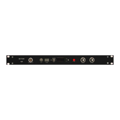 NPI R/I-T1DX User manual