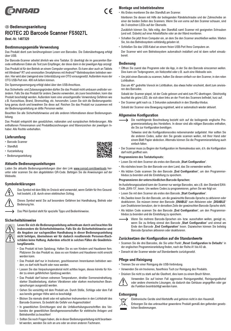 Conrad RIOTEC FS5027L operating instructions
