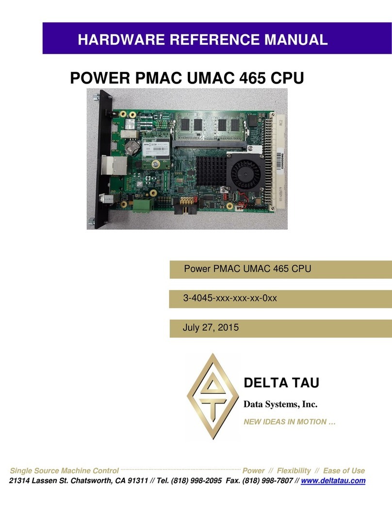 Delta Tau 3-4045 Series Quick user guide