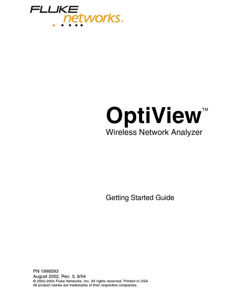 Fluke OptiView User manual