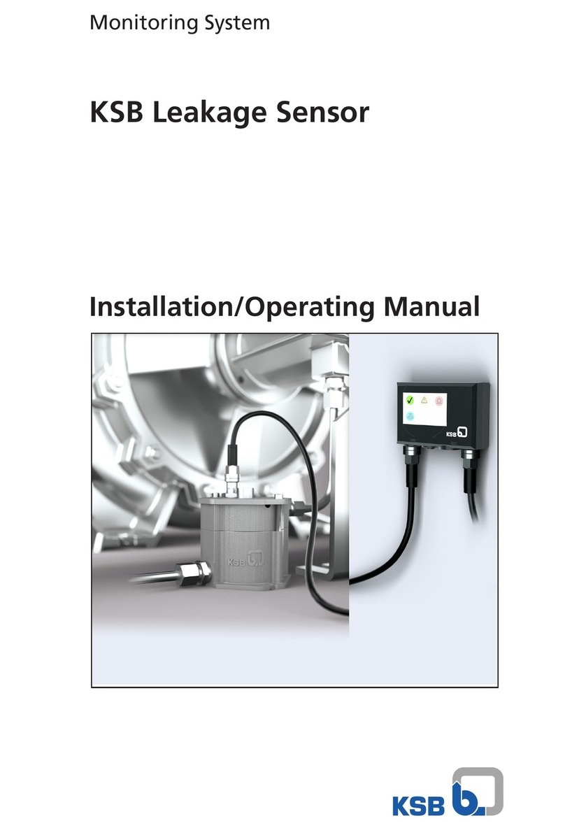 KSB KSB Leakage Sensor Installation & operating manual