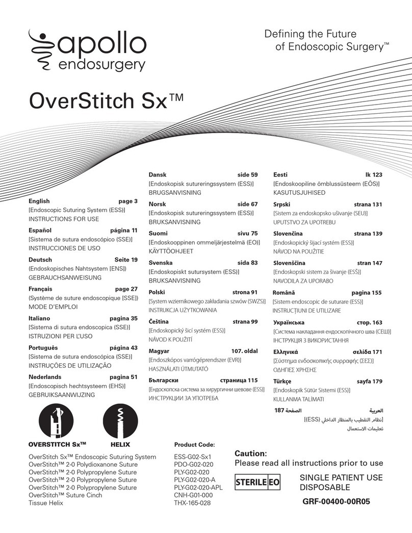 apollo endosurgery OverStitch Sx User manual