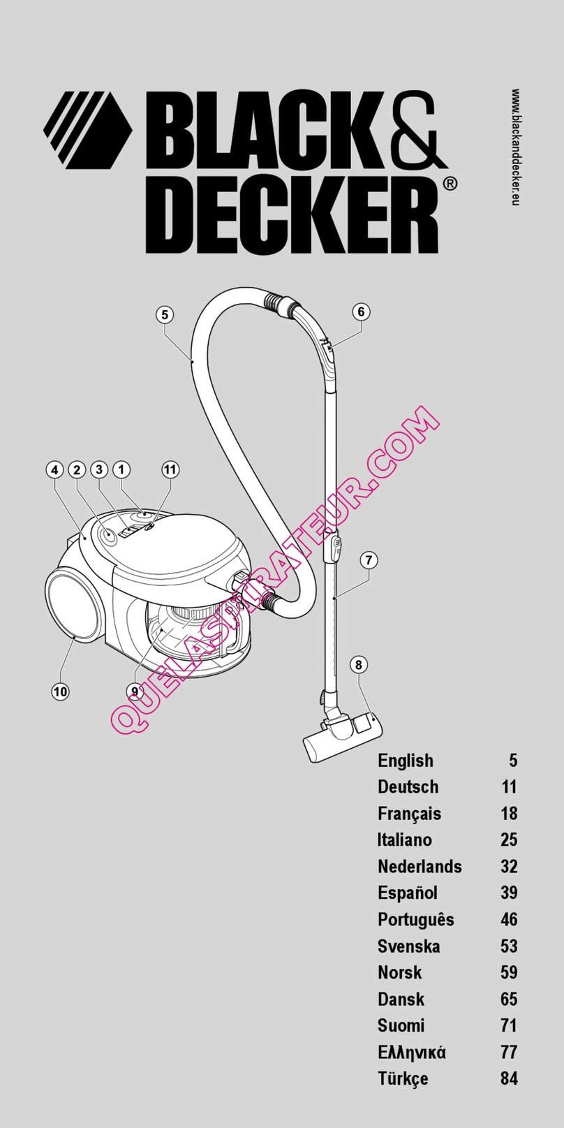 Black & Decker VB2000 manual