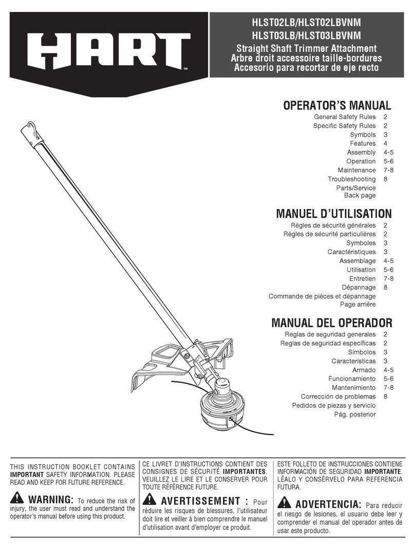HART HLST02LB Operator's manual