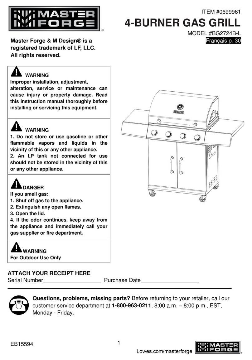 Master Forge BG2724B-L User manual Master Forge BG2724B-L User manual