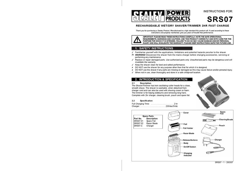 Sealey SRS07 instructions