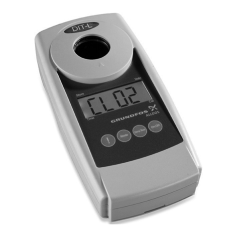 Grundfos DIT-L Installation and operating instructions