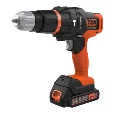 BLACK DECKER EVO185H2 manual