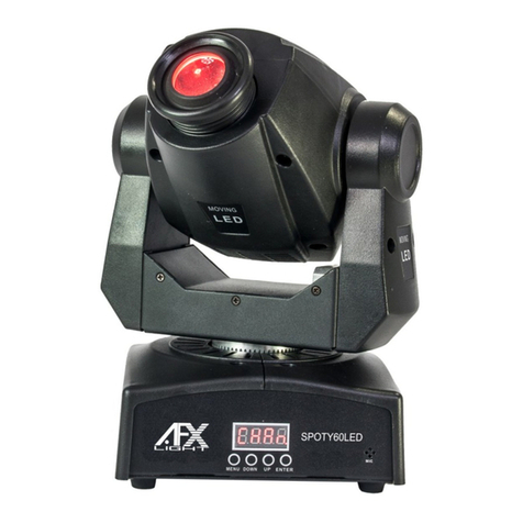 afx light SPOTY60LED user manual