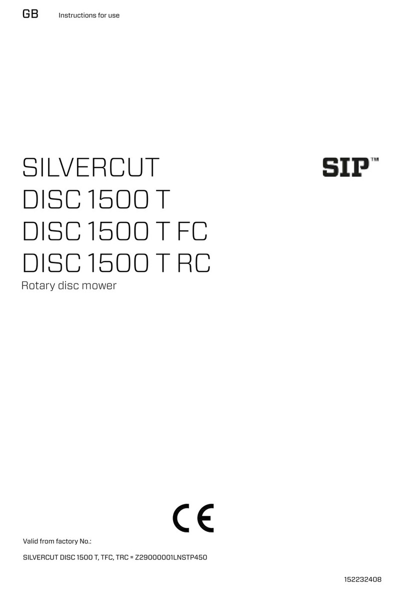 SIP SILVERCUT DISC 1500 T User manual