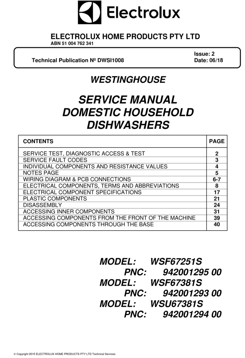 Electrolux WSF67251S User manual