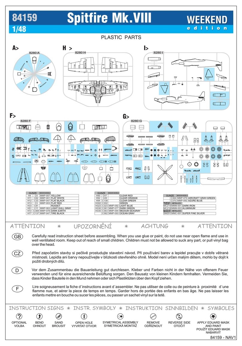 Eduard Weekend Edition Spitfire Mk. VIII manual Eduard Weekend Edition Spitfire Mk. VIII manual