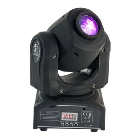 Party Light & Sound PARTY-SPOT7 user manual