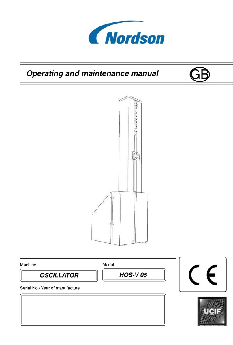 Nordson HOS-V 05 Operating instructions