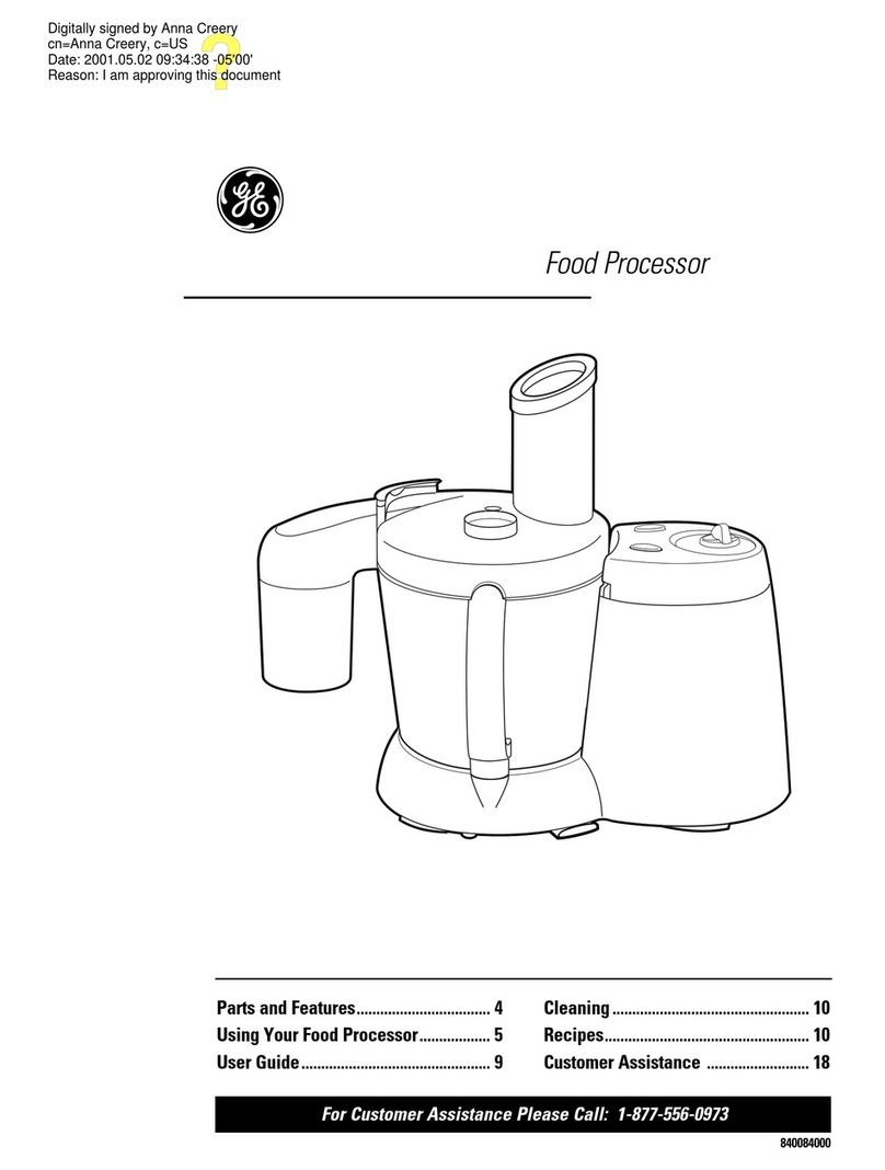 GE 840084000 User manual
