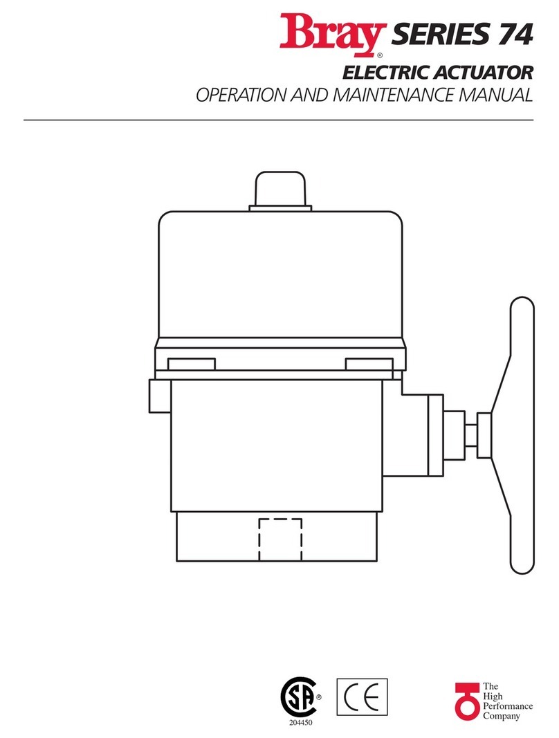 Bray 75 Series User manual