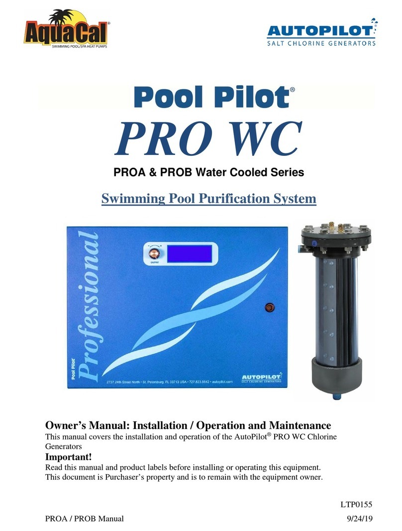 Autopilot Pool Pilot PROA Series owner's manual