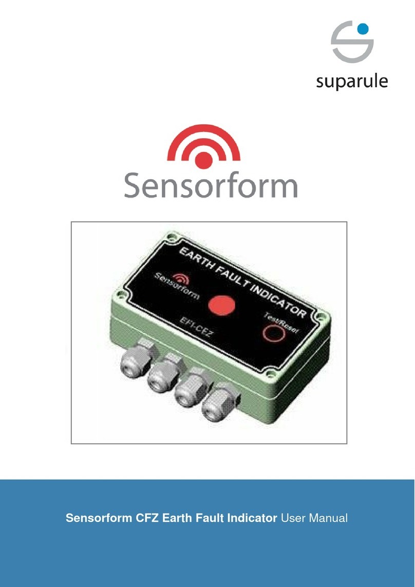 Suparule Sensorform CFZ User manual
