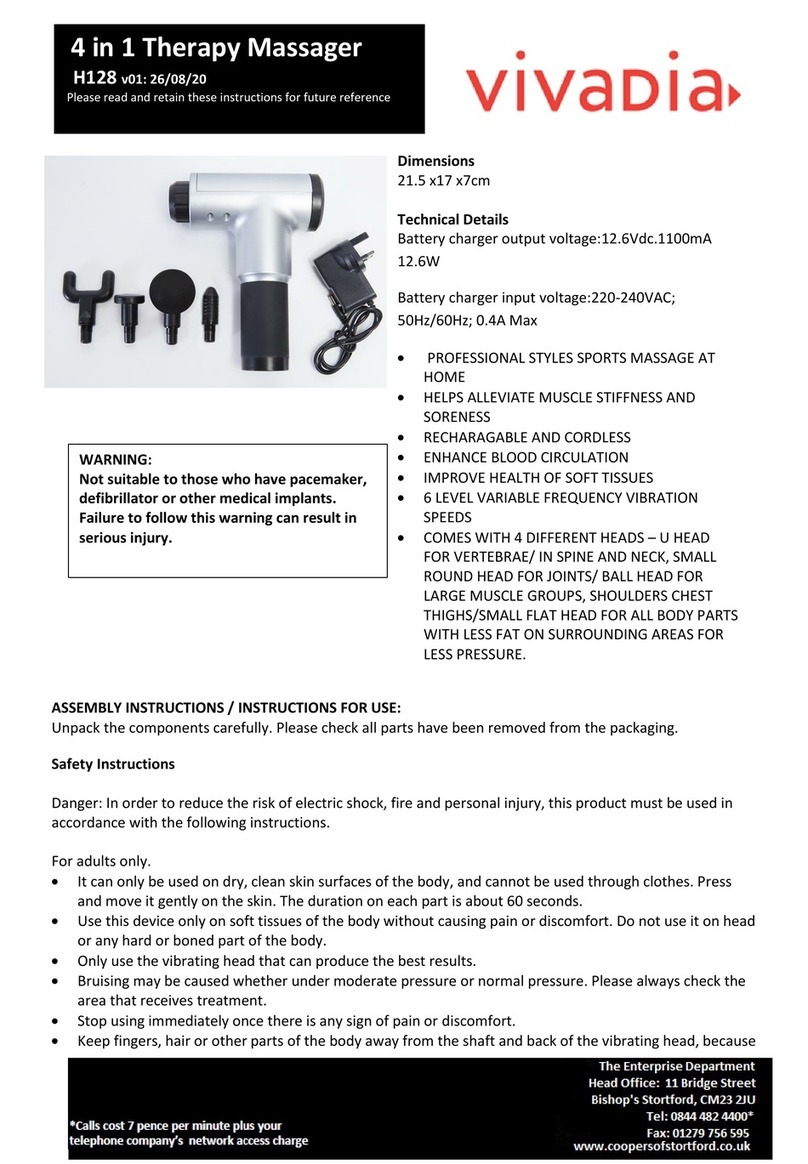 Vivadia H128 instructions