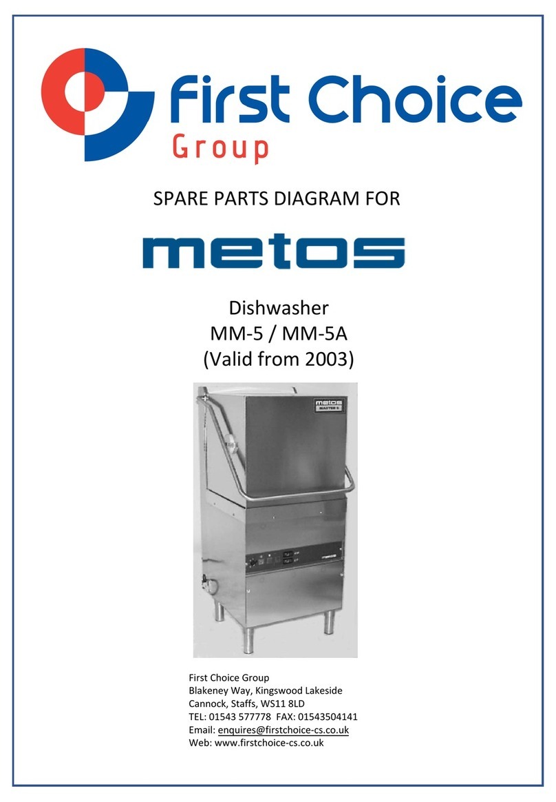 First Choice Metos MM-5 Service manual