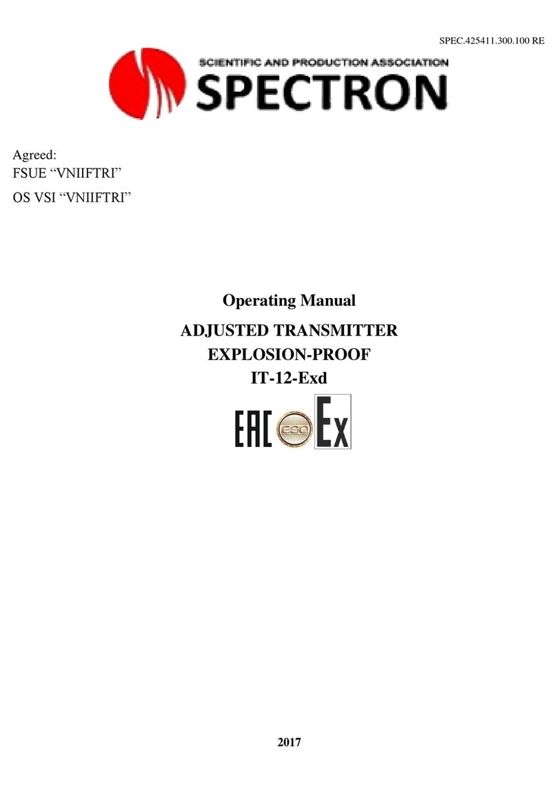 Spectron IT-12-Exd operating manual