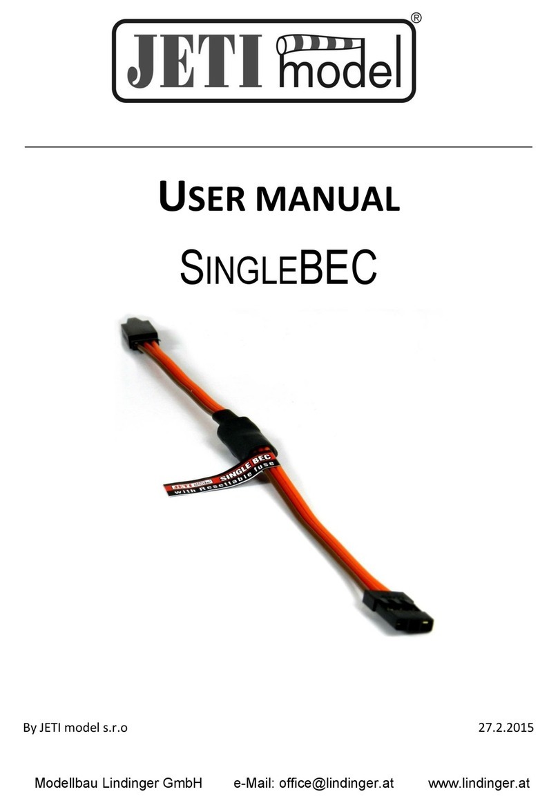 JETI model SingleBEC user manual JETI model SingleBEC user manual