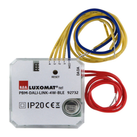 B.E.G. LUXOMAT PBM-DALILINK-4W-BLE Mounting instructions
