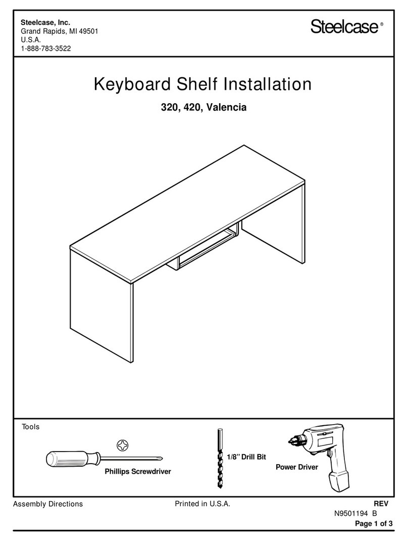 Steelcase 320 Assembly Directions