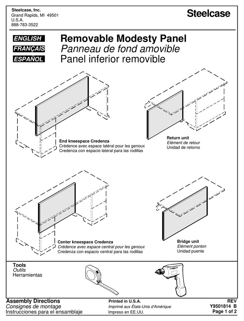 Steelcase Removable Modesty Panel Assembly Directions Steelcase Removable Modesty Panel Assembly Directions