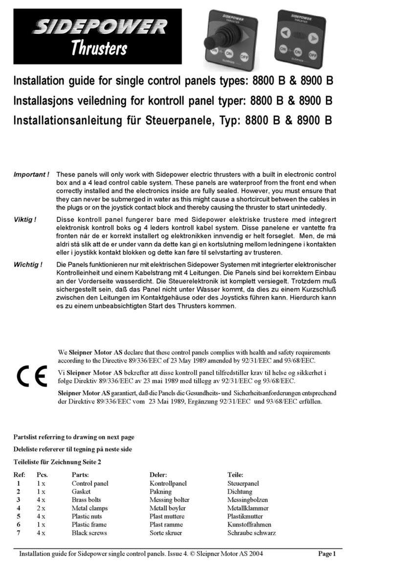 Side-Power 8800 B installation guide Side-Power 8800 B installation guide
