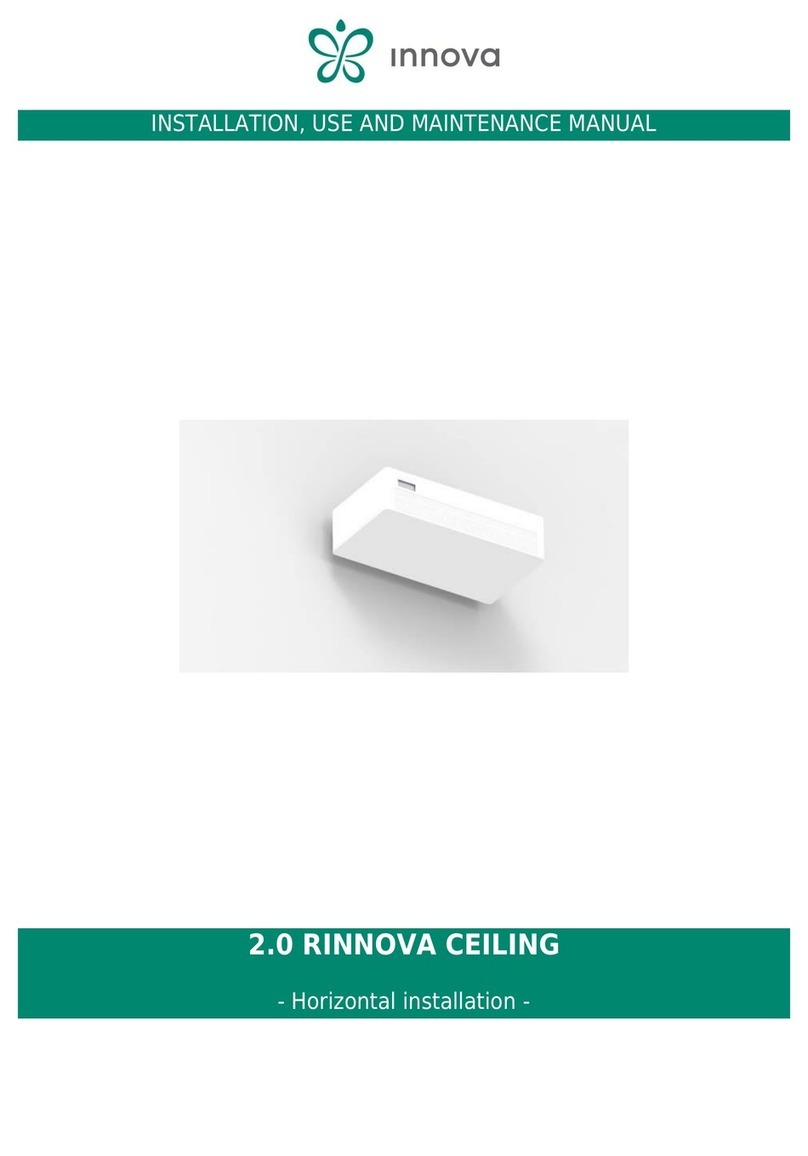 Innova 2.0 Installation, use and maintenance manual