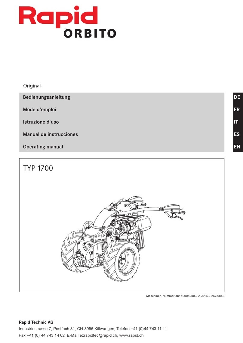 Rapid Technic Orbito operating manual