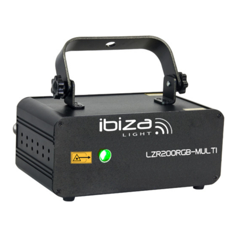 Ibiza LZR200RGB-MULTI User manual