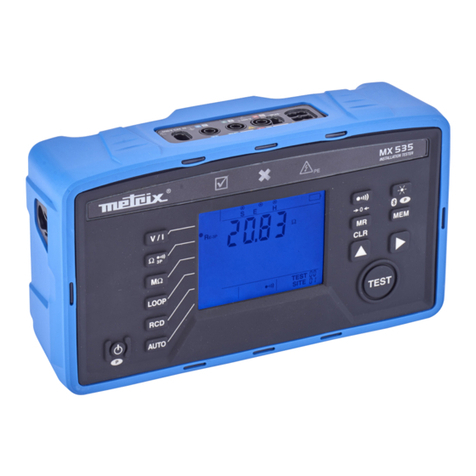 Metrix MX 535 User manual