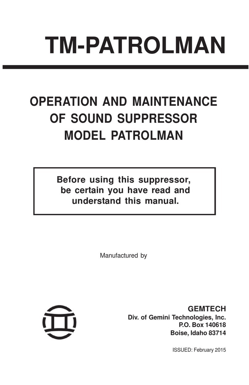 Gemtech TM-PATROLMAN Installation guide Gemtech TM-PATROLMAN Installation guide