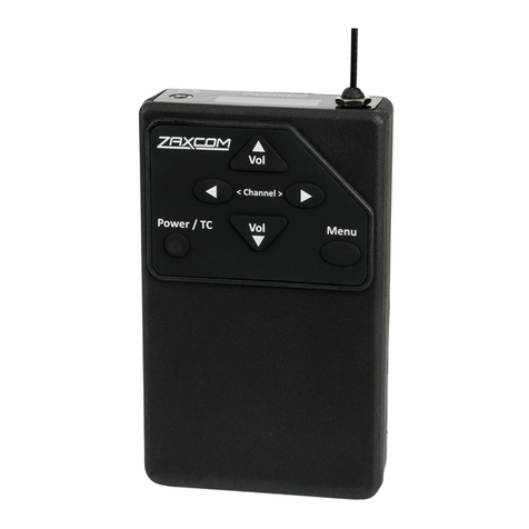 Zaxcom URX50 user manual Zaxcom URX50 user manual