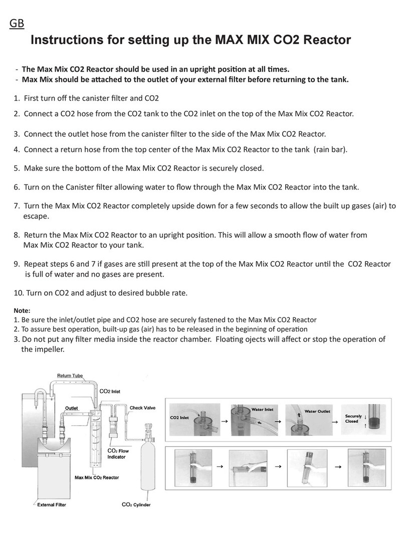 Ista MAX MIX CO2 Reactor Instructions for setting up Ista MAX MIX CO2 Reactor Instructions for setting up