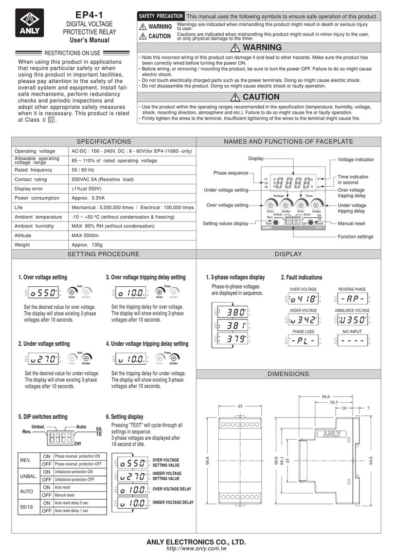 Anly EP4-1 user manual