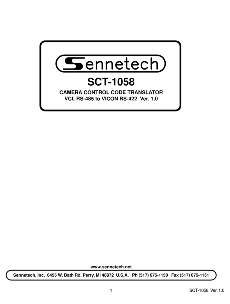 Sennetech SCT-1058 User manual