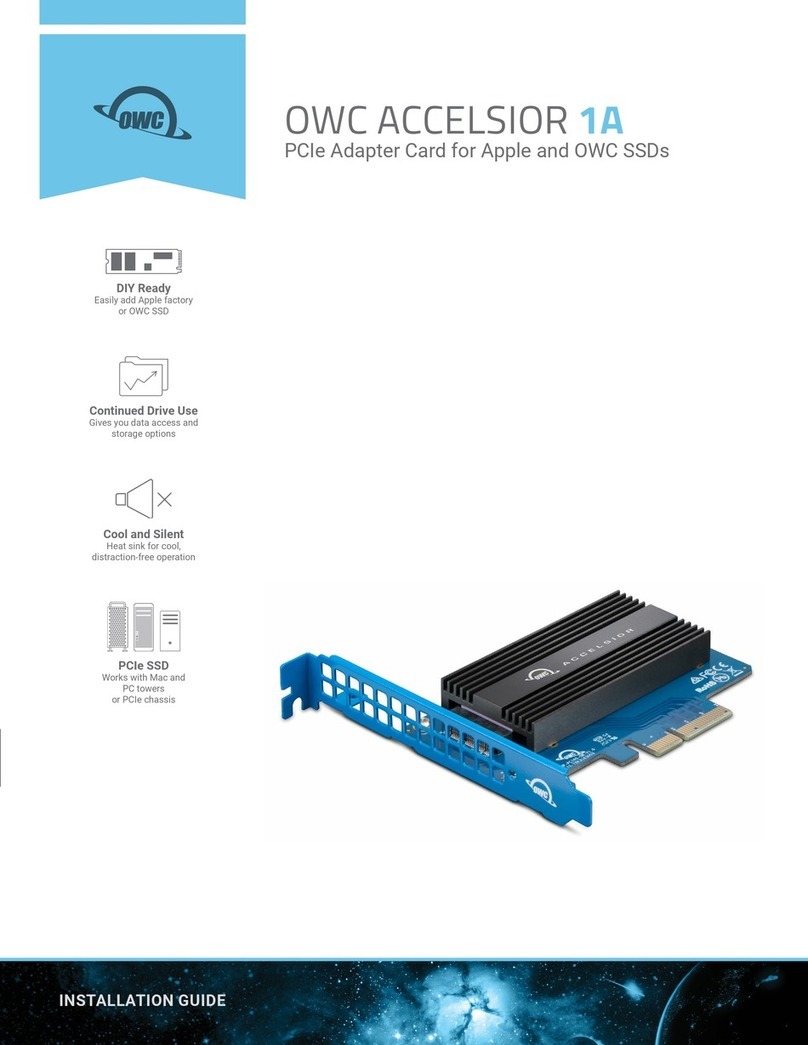 OWC ACCELSIOR 1A quick start guide