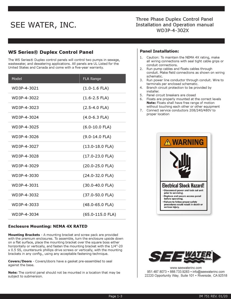 See Water WD3P-4-302 Series User manual